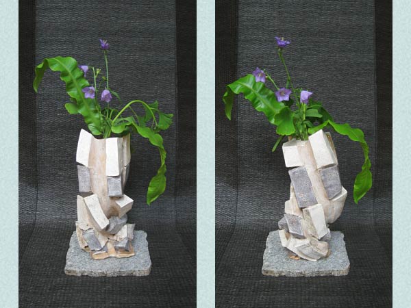 Ikebana vase "Rock Island ∗)" by Arthur Poor