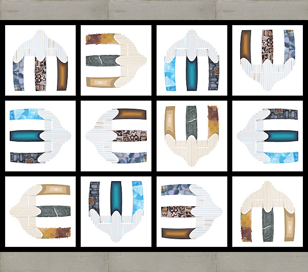 3 plus ONE。 2013年 75,4 x 100cm