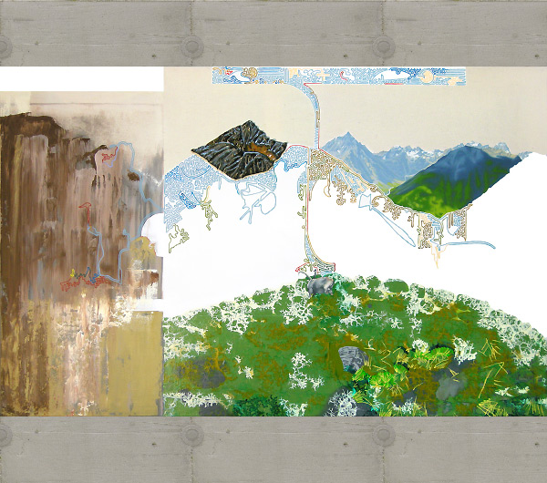 Conjunction Kunst Malerei von Künstler Arthur Poor