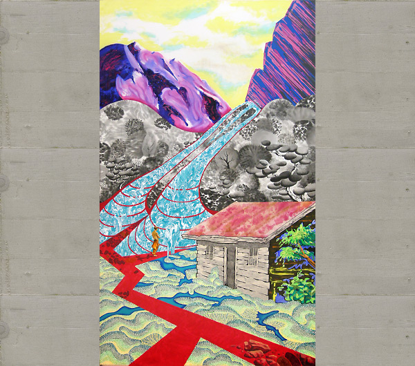 Conjunction art painting by artist Arthur Poor
