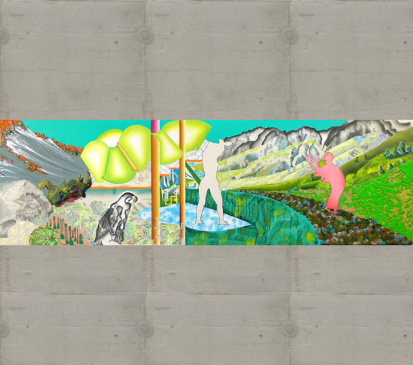 Undetachable. 2006 90 x 300cm