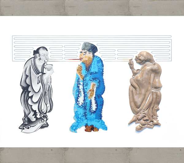 The Three Vinegartasters. 2010 50 x 70cm