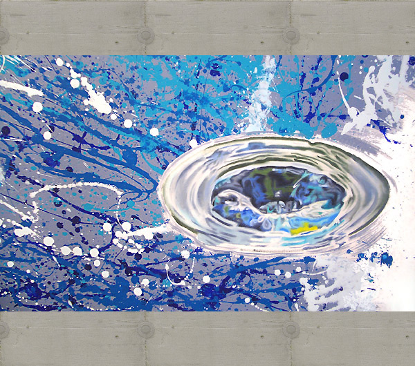Conjunction art painting by artist Arthur Poor